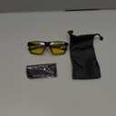 Titan Gaming Glasses, Blue Light Blocking, Night Driving Glasses for Men, Computer Protection Christmas Gift for Gamers (Black)