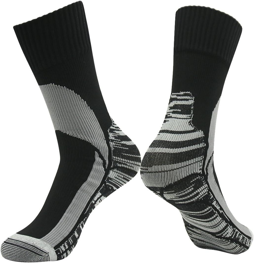 RANDY SUN Waterproof Breathable Socks, [SGS Certified] Unisex Novelty Skiing Trekking Hiking Wading Trail Socks M