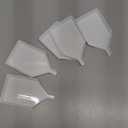 6PCS Plastic Diamond Art Painting Bead Sorting Trays (3.8 x 2.2 Inches), Accessories and Tools for DIY Crafts