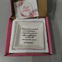 Daughter Gift from Mom, Gifts for Daughter Ring Dish - When You Feel Overwhelmed...Straighten Your Crown, Christmas Birthday Gift for Daughter Adult Valentines Wedding Mothers' Day Gifts