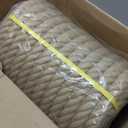 Twisted Manila Rope (1.5 Inch x 100 Feet) Natural Jute Rope Thick Hemp Rope for Docks, Nautical, Railings, Swing, Decorating