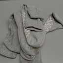 Debra Weitzner Loose Non-Binding Fit Sock - Non-Slip Diabetic Socks for Men and Women - Crew, Ankle 3Pk (Crew Grey with Grips, Sock Size 13-15/ Fits Men's Shoe Size 9-13.5)