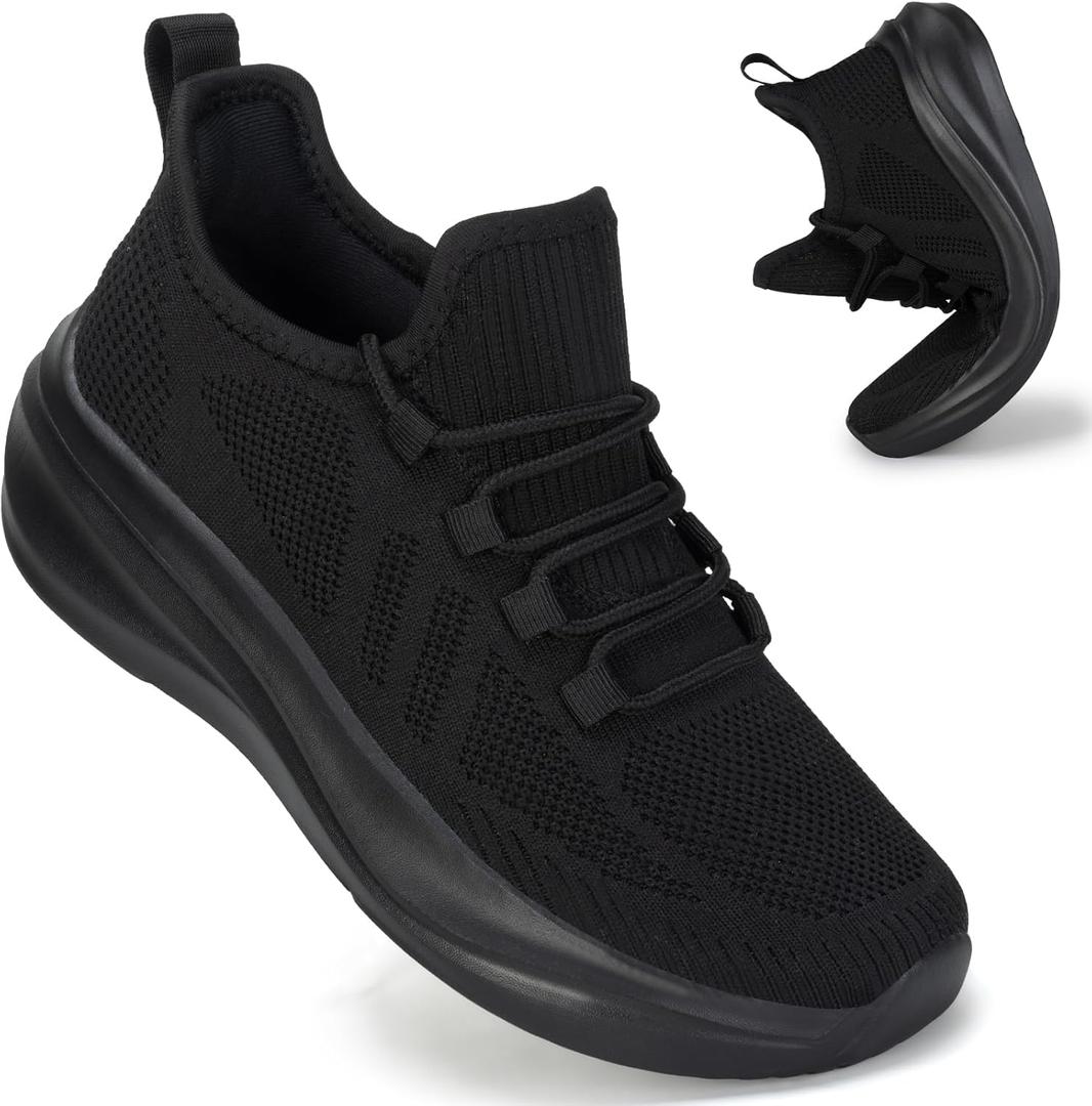 ZOVE Wide Toe Box Shoes Women Extra Wide Width Tennis Sneakers Ultra Light Running Shoes for Women Non-Slip Diabetic Walking Gym Workout Trainer, Size 40
