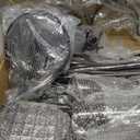 6-Hook Bird Feeding Station Kit, Wild Bird Feeder Stand Pole, Multi-Feeder Kit Stand with 4 Feeders, Bird Bath and Mesh Tray, 94 Inch