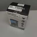 TUREWELL FC162 Water Dental Flosser for Teeth/Braces,10 Pressure Levels, 8 Water Jet Tips for Family, 600ML Electric Water Dental Oral Irrigator for Teeth-Clean (Black)