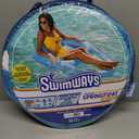 SwimWays Spring Float Premium Recliner Pool Lounger, Inflatable Pool Floats Adult with Fast Inflation for Ages 15 & Up, Sky Blue