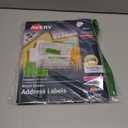 Avery Printable Address Labels with Sure Feed, 1" x 2-5/8", Neon Green, Laser & Inkjet Compatible, 750 Blank Labels Total, Great for Branding, Mailing, Organizing, and More (5971)