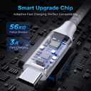 etguuds USB to USB C Cable 3ft, 2-Pack USB A to Type C Charger Cord Fast Charging for Samsung Galaxy A17 A16 A15 A26 A36 A56, S25 S24 S23 S22 S21 S20 S10 Note 20, for iPhone 17 16 15, Moto, White