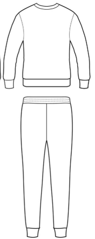 Sweatshirt And Pants Combination Size Medium