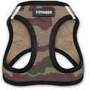 Voyager Step-In Air Dog Harness - All Weather Mesh, Reflective, No Pull Harness for Small, Medium Dogs, Cats - Secure with Hook & Loop Fastener, Buckle, Double D-Rings - Army/Black Trim, L (L (Chest: 18 - 20.5"))