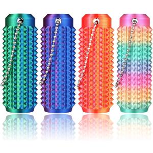 Little Ouchies Pain Fidget 4PCS  Pain Stim Tool Spiky Sensory Fidget Toys for Adults Anxiety Relief, 3D Printed Grippie Keychain for Focus & Skin Picking, Stress Relief Gift for Teens