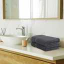Utopia Towels 8 Piece Premium Towel Set, 2 Bath, 2 Hand, and 4 Wash Cloths, 600 GSM 100% Ring Spun Cotton, Highly Absorbent Towels for Bathroom, Gym, Hotel, and Spa, Grey