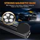 24” Amber Wireless Emergency LED Strobe Lights Bar for Vehicles