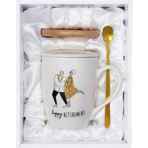 AW BRIDAL Retirement Coffee Mug Gifts+50th Anniversary Coffee Mug Set of 2