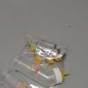 Kitten Nursing Nipple with Syringe, Wide Mouth Angled Puppy Feeding Bottles, with Ventilation Valve Resistant Tearing for Puppies, Kittens, Rabbit, Small Wildlife (S Nipple,Yellow) (Model 1)