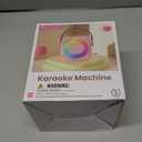 Mini Karaoke Machine, Portable Bluetooth Karaoke Speaker with 2 Wireless Microphones and Party Lights for Kids and Adults, Birthday Gifts for Girls Boys Family Home Party (Black 2 Mics)