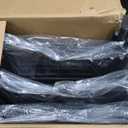 Amazon Basics Sturdy Foldable Plastic Chair, Portable, 350-Pound Capacity, Black, 6-Pack