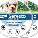 Seresto Small Dog Vet-Recommended Flea & Tick Treatment & Prevention Collar for Dogs Under 18 lbs. | 2 Pack
5K+