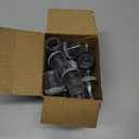 24 Pcs Chair Leg Floor Protectors Round, Silicone Felt Furniture Leg Pads Caps Covers for Hardwood Floors (Fit 8/16 to 15/16) (Clear)