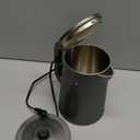 Electric Tea Kettle with Double Wall Cool Touch1.7L Water Boiler Heater with Temperature ControlStainless Steel Boiling Teapot, Digital Touch-Screen, Cordless, BPA-FreeMatte Silver Gray