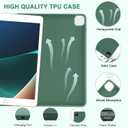TaIYanG Keyboard Case for iPad Air 13-inch M4/M3/M2/Pro 12.9 (6th&5th Generation), Detachable Bluetooth Keyboard Case with Pencil Holder,Auto Sleep/Wake for iPad Air 13"(2025&2024)/Pro 12.9,Dark Green