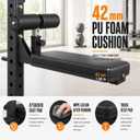 Lat Pulldown Seat Attachment, 4-Level Height Adjustment for Home Gym