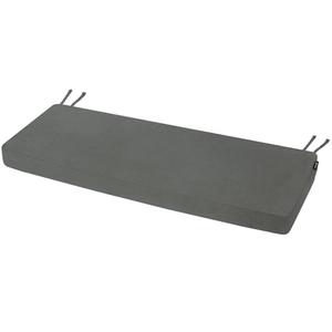 Favoyard Outdoor Bench Cushion 36 x 14 Inch Rainproof Patio Furniture Cushions 3-Year Color Fastness Garden Settee Porch Pads with Ties, Dark Gray