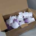 Conair Hot Rollers for Long, Medium & Short Hair, 12 Ceramic Flocked 1-Inch and 1-Inch Heated Hair Rollers with Clips, Hot Curlers for Women, Volume & Curls