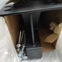 GADFISH Stake Pocket Spare Tire Carrier Mount, 3-Nuts Design Trailer Bracket Heavy Duty Holder, Fits 4 & 5 & 6 Lugs Trailer Wheels on 4",4.5'',4.75'',5'',5.5''and 6''Bolt Patterns, Holds up to 150 Lbs