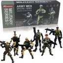 Army Men Toy Set for Boys 4-7,Army Men Action Figure Military Toy Playset US Army Men and SWAT Team with Weapons,Military Action Figures Easter Gift for Boys Age 4-7 6-8