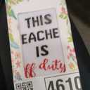 Best Teacher Ever Socks “This Teacher Is Off Duty” Sole Women's One Size 6 - 11