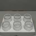 Bekith 6 Pack Drinking Glasses, 9.5 oz Romantic Water Glasses Tumblers, Heavy Duty Vintage Glassware Set for Whisky, Juice, Beverages, Beer, Cocktail