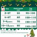 Christmas Toddler Tights,2PCS Tights for Baby Girls Infant Leggings Stockings Pantyhose for Newborn 2-12 Years (M)