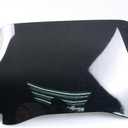9.5" Black Wave Windshield Compatible for Harley Davidson Touring Road Glide 1998-2011 12 2013 Windscreen