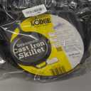 Lodge 10.25 Inch Cast Iron Skillet  Pre-Seasoned Frying Pan with Teardrop Handle  Oven, Stovetop, Grill & Campfire Use  Made in USA  Durable, Non-Toxic, Even-Heating Cookware  Black