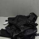 PetBonus Pet Front Dog Carrier Backpacks, Adjustable Pet Backpack, Legs Out Easy-fit Puppy Chest Carrier for Medium Small Dogs, Hands Free for Hiking, Cycling (Black, S)