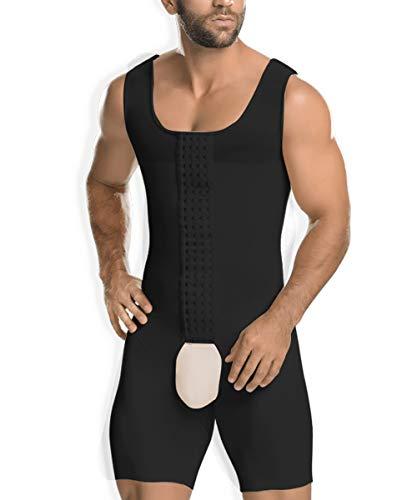 NonEcho Men Shapewear Tummy Control Full Body Shaper Slimming Bodysuit Plus Size,5XL