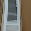 Dog Door for Sliding Glass Door, Adjustable Height 75 3/5" to 80" Sliding Door Pet Door Insert with Screen Design, Suitable for Large Dogs Up to 75 lbs, New