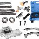Timing Chain Kit with Tool Box Head Gasket Set Fit For 2011-2019 Ford Edge