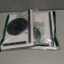 2 x Paper Towel Holder Countertop, Premium Stainless Steel Black Paper Towel Holder with Anti Slip & Waterproof, Freestanding Countertop Paper Towels Holder for Kitchen, Tabletop, Bathroom