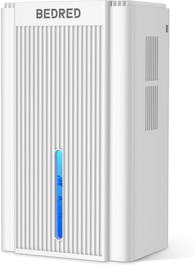 Dehumidifier, 95OZ Dehumidifier for Home 1000 Sq.Ft - Quiet with Auto Shut Off & Relaxing 7 Color Ambient Light, Ideal for Livingroom, Bedroom, Basement(White)