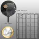 Prophila Coin Album with 4 Cases (Black Interleaves) for 110 Coins