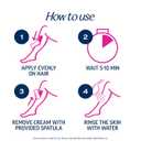 Veet Sensitive Skin Hair Removal Cream For Women, Painless Bikini Hair Removal Gel, Dermatologically Tested Depilatory Cream For Bikini Line, Legs, Arms, Underarms, 13.5 FL OZ Pump Bottle with Tool