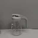 Momcozy Breast Milk Pitcher, Resistant to Heat and Cold Abrupt Temp Swings, No Leak Glass Breast Milk Fridge Storage Container with Wide Mouth, Fast Baby Formula Maker, Breastfeeding Essentials, Grey (Gray)