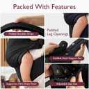 Momcozy Baby Carrier - Ergonomic, Cozy and Lightweight Carrier for 7-45lbs, Effortless to Put On, Ideal for Hands-Free Parenting, Enhanced Lumbar Support, Purehug for Infant to Toddler, Black
