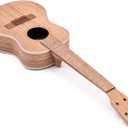 26 Inch DIY Ukulele Kit, Soprano Guitar Build Assembly Wooden Small Hawaiian Instrument Manual Handwork Custom Tools Accessories