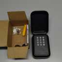 Smart Key Lock Box Electronic Bluetooth Lock Box with APP Control & PIN Code Types,Share eKey Wall Mounted Lock Box for Airbnb Realtor House Office(Black)