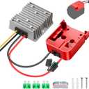 18V to 12V Step Down Converter for Milwaukee M18 Battery, 240W DC 12V Voltage Regulator for Power Wheel Adapter, Ride On Toy Car, DIY Projects, Buck Converter with Switch & Over-Discharge Protection