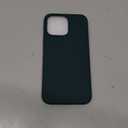 ORNARTO Compatible with iPhone 15 Pro Max Case 6.7", Slim Liquid Silicone 3 Layers Soft Gel Rubber Shockproof Protective Phone Cover with Anti-Scratch Microfiber Lining-Olive Green