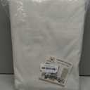 H.VERSAILTEX Linen Curtains 100% Blackout Curtains for Bedroom 90 inch Long Full Light Blocking Nature Linen Blended Window Curtains for Living Room Nickel Grommet (2 Panels, Ivory)